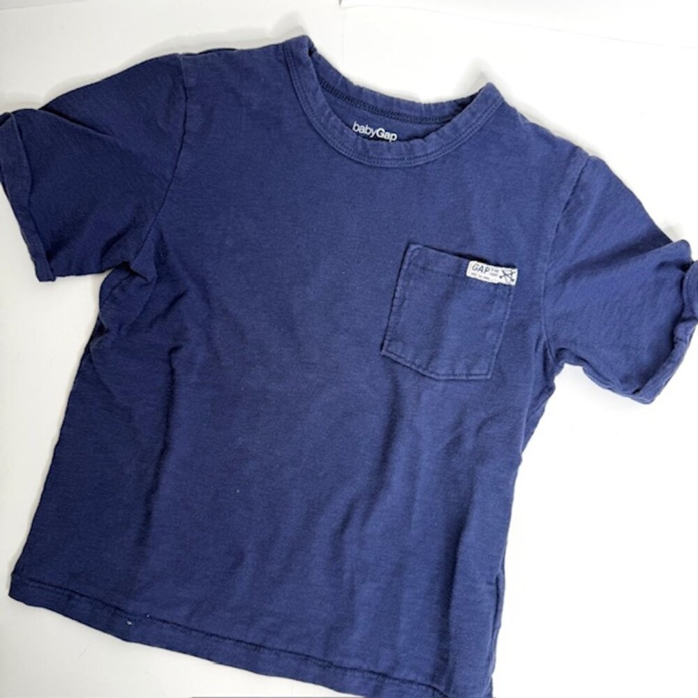 Baby Gap Navy Blue T-Shirt - Size 4 (Boy)